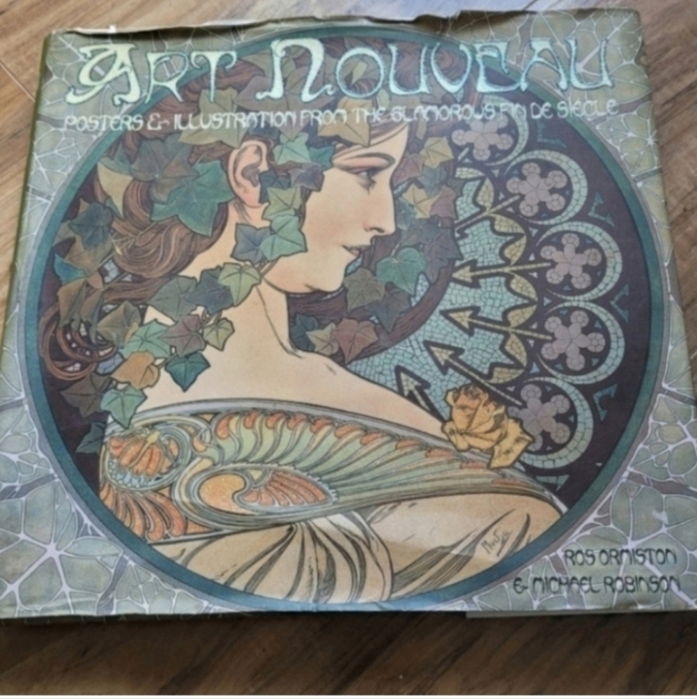 Art Noveau Book With Posters, Illustrations And Fine Art